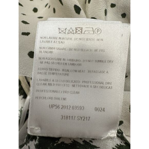 Stella McCartney Resort Mika Silk Drape Dress Size US 4 / EU 38 Multi Spot - Picture 12 of 14